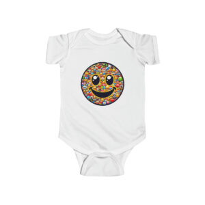 Smiley Emoji Infant Fine Jersey Bodysuit