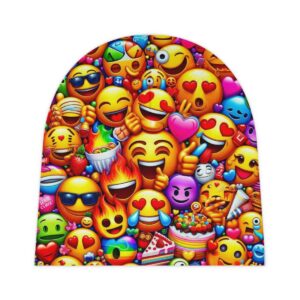 Emoji Baby Beanie (AOP)